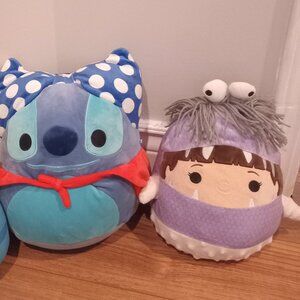 Disney Squishmallows Lot - Stitch and Boo